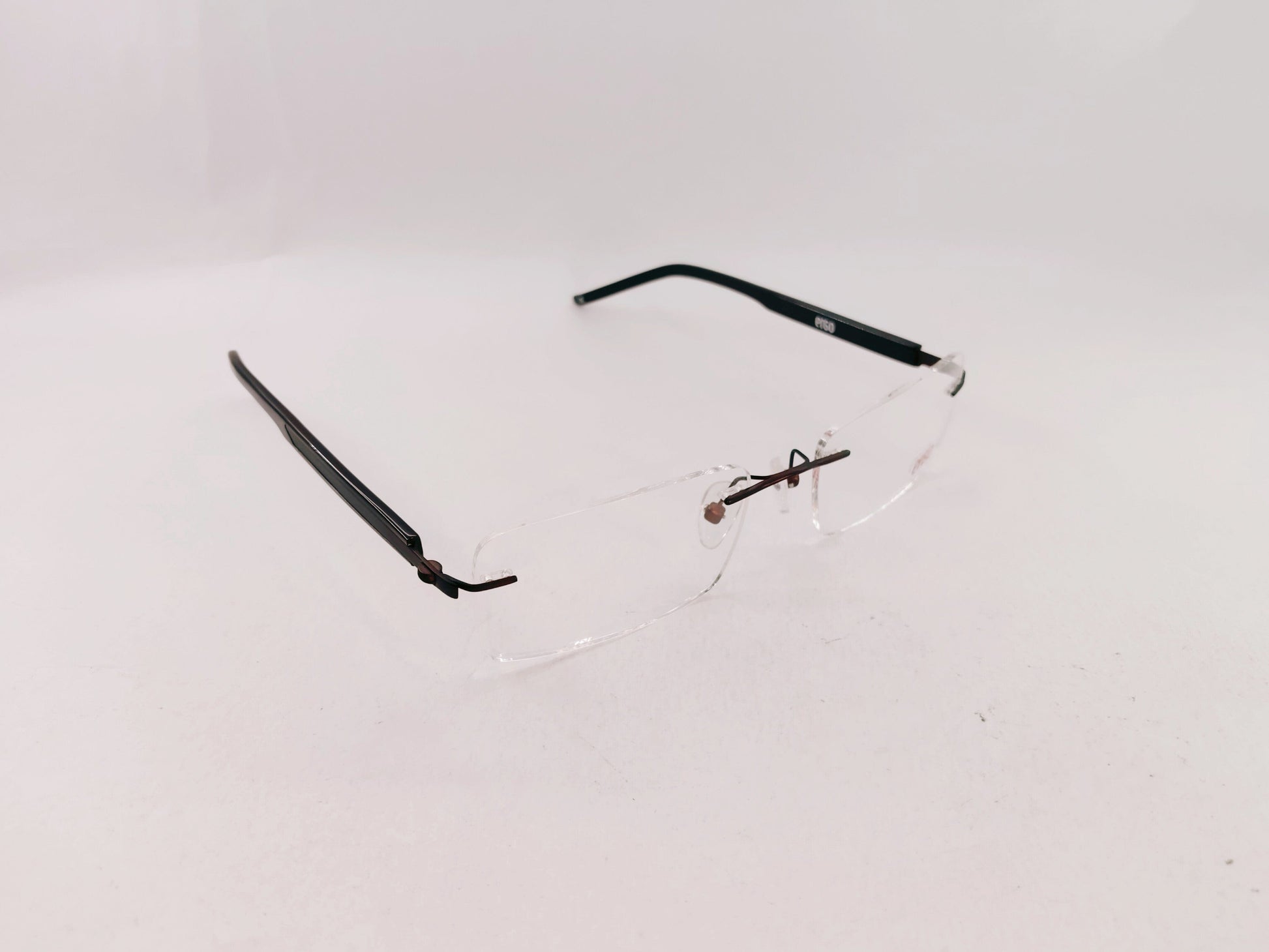 iDom Eyeglasses Rimless Rectangle Specs For Men 110981