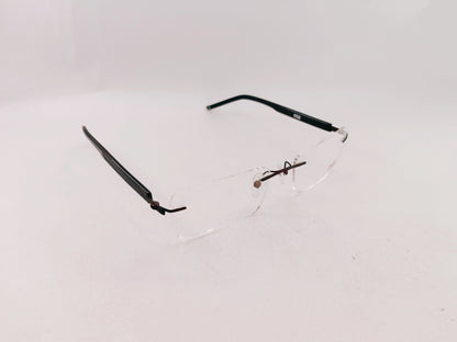 iDom Eyeglasses Rimless Rectangle Specs For Men 110981