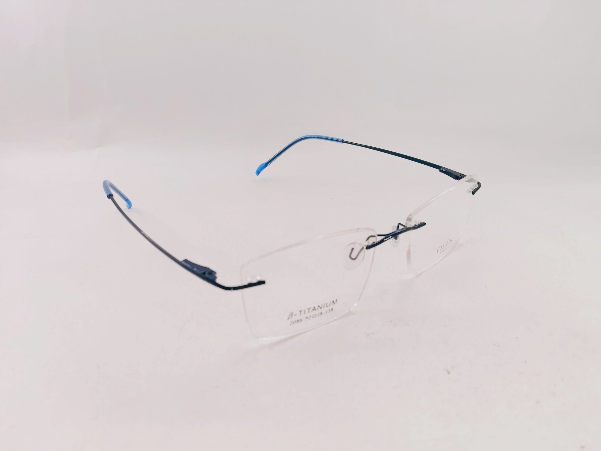 iDom Eyeglasses Rimless Rectangle Specs For Men 131612