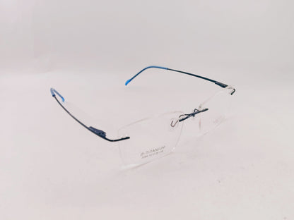 iDom Eyeglasses Rimless Rectangle Specs For Men 131612