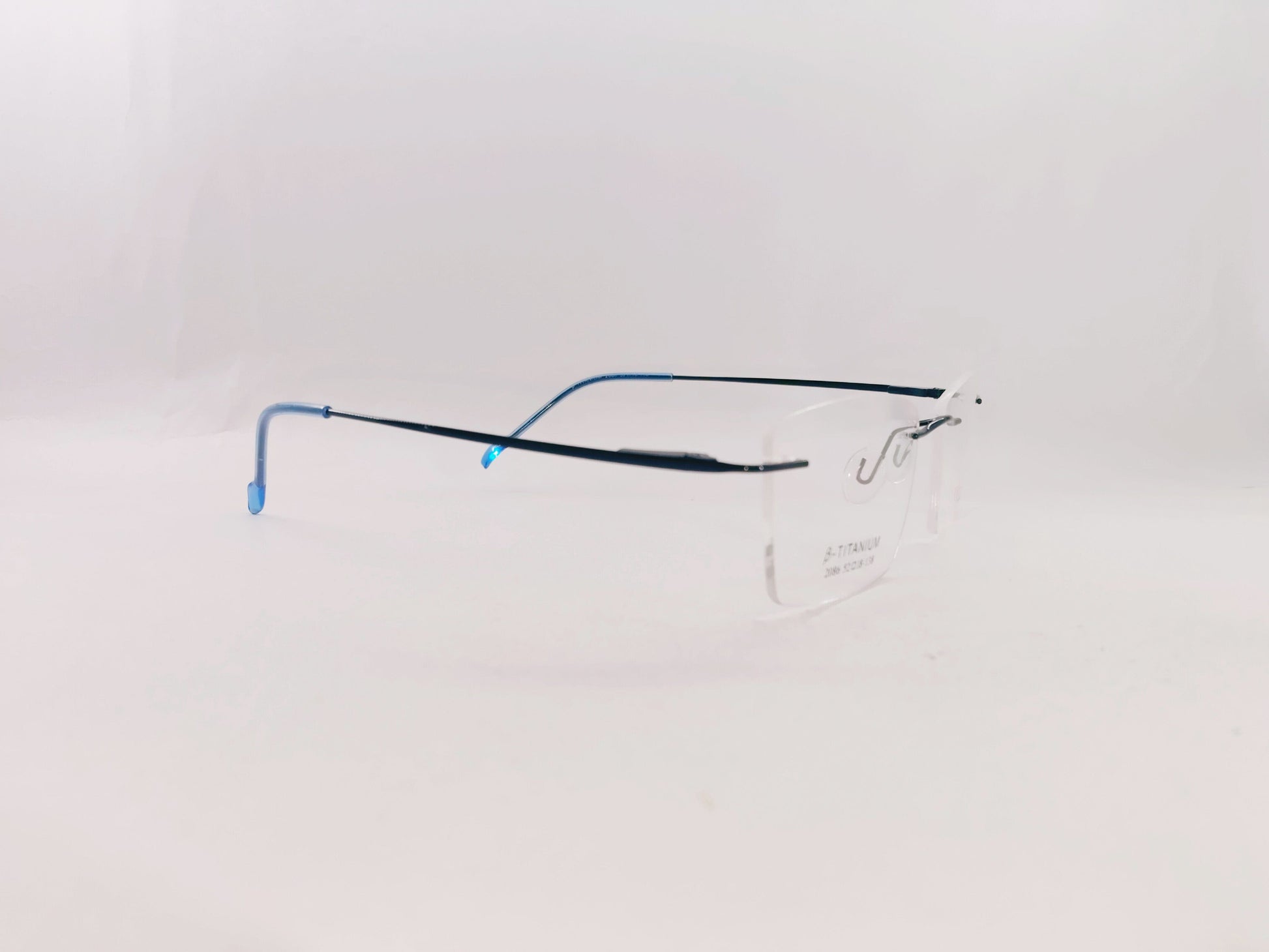 iDom Eyeglasses Rimless Rectangle Specs For Men 131612