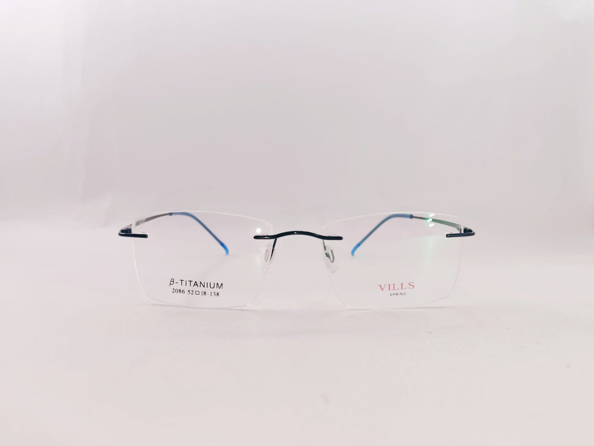 iDom Eyeglasses Rimless Rectangle Specs For Men 131612