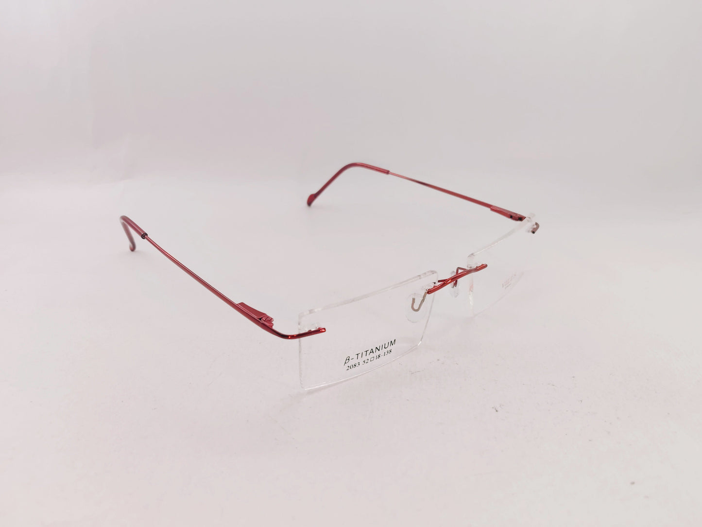 iDom Eyeglasses Rimless Rectangle Specs For Men 131612