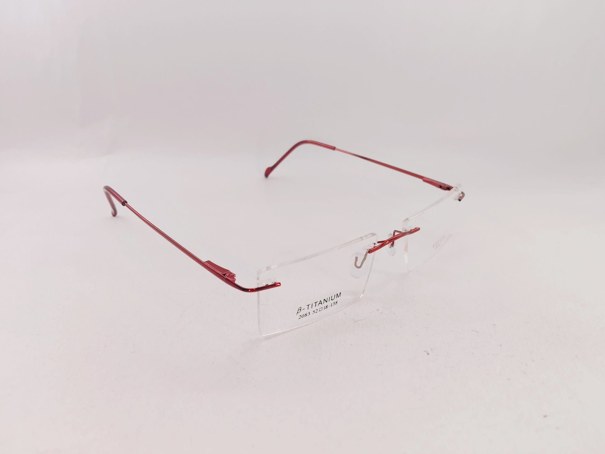 iDom Eyeglasses Rimless Rectangle Specs For Men 131612