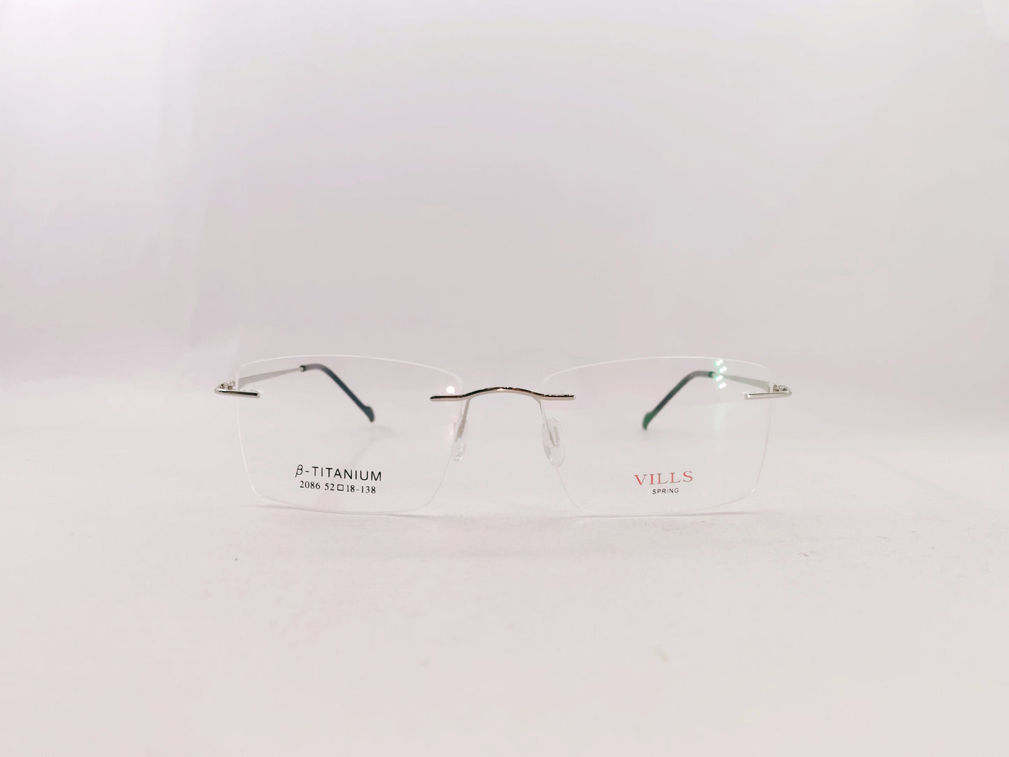 iDom Eyeglasses Rimless Rectangle Specs For Men 131612