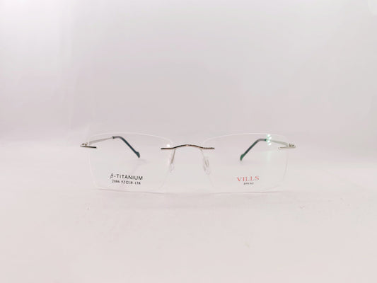 iDom Eyeglasses Rimless Rectangle Specs For Men 131612