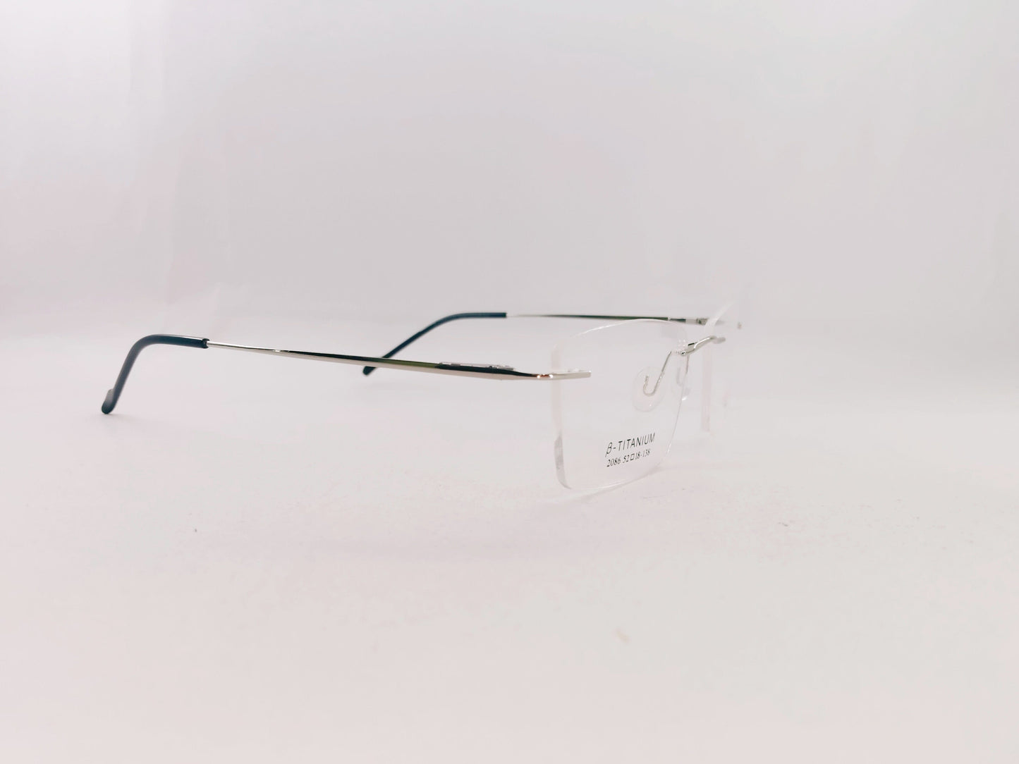 iDom Eyeglasses Rimless Rectangle Specs For Men 131612