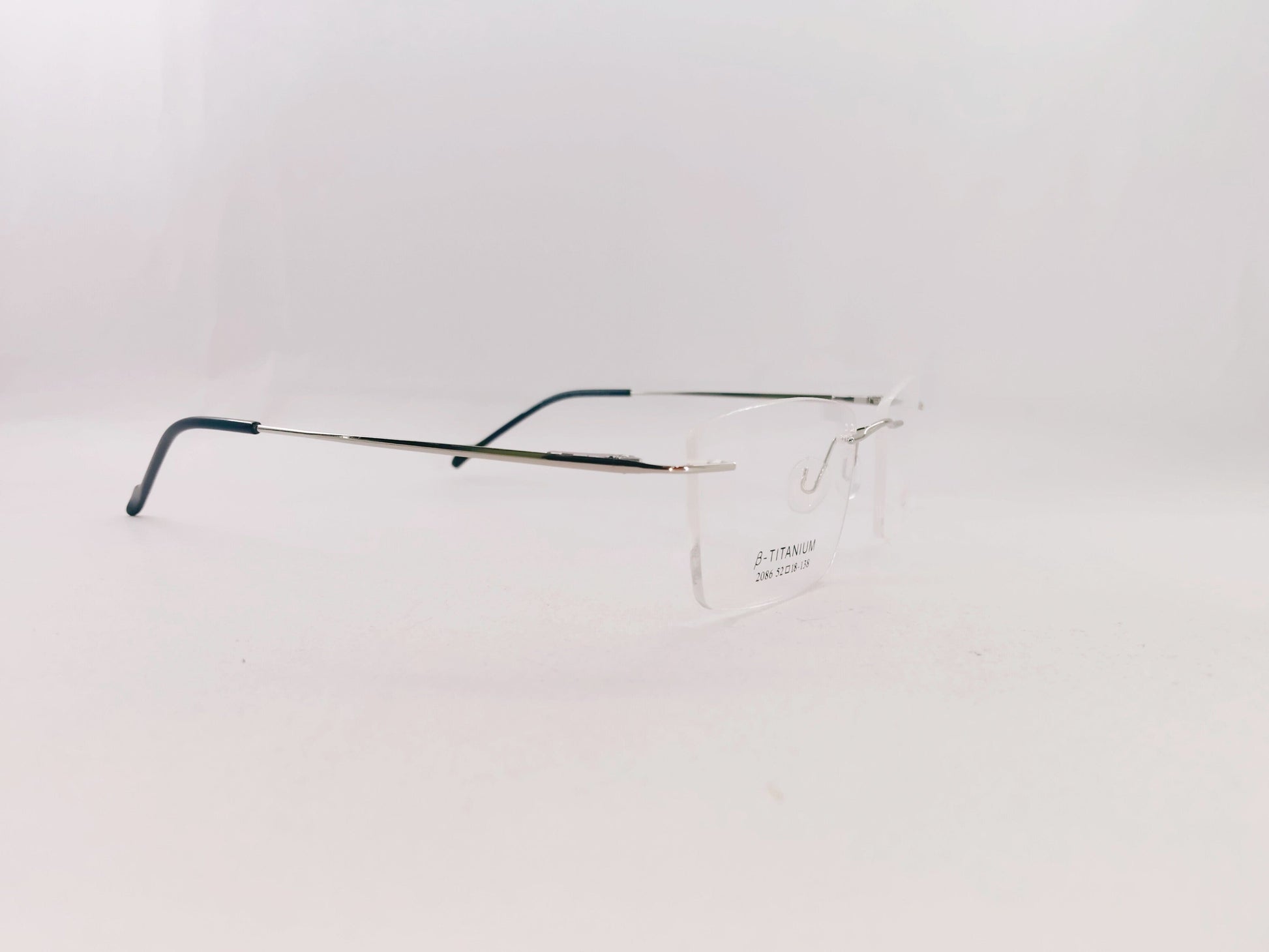 iDom Eyeglasses Rimless Rectangle Specs For Men 131612