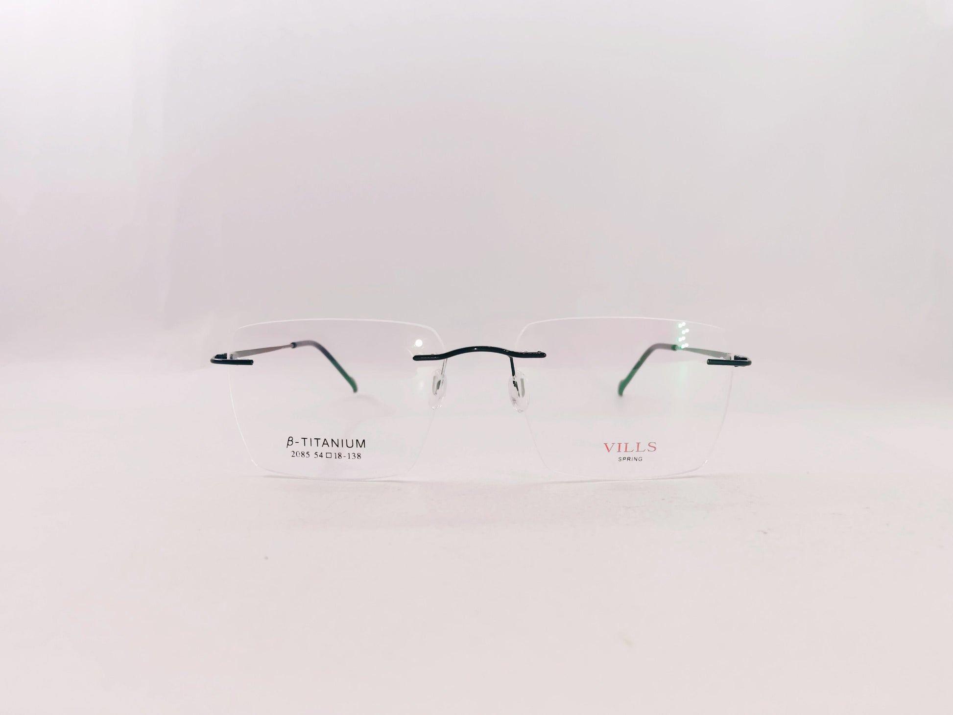 iDom Eyeglasses Rimless Rectangle Specs For Men 139008
