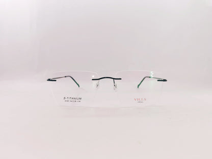iDom Eyeglasses Rimless Rectangle Specs For Men 139008