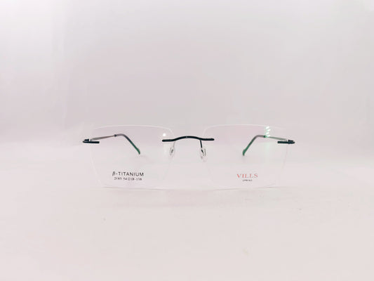 iDom Eyeglasses Rimless Rectangle Specs For Men 139008