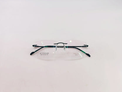 iDom Eyeglasses Rimless Rectangle Specs For Men 139008