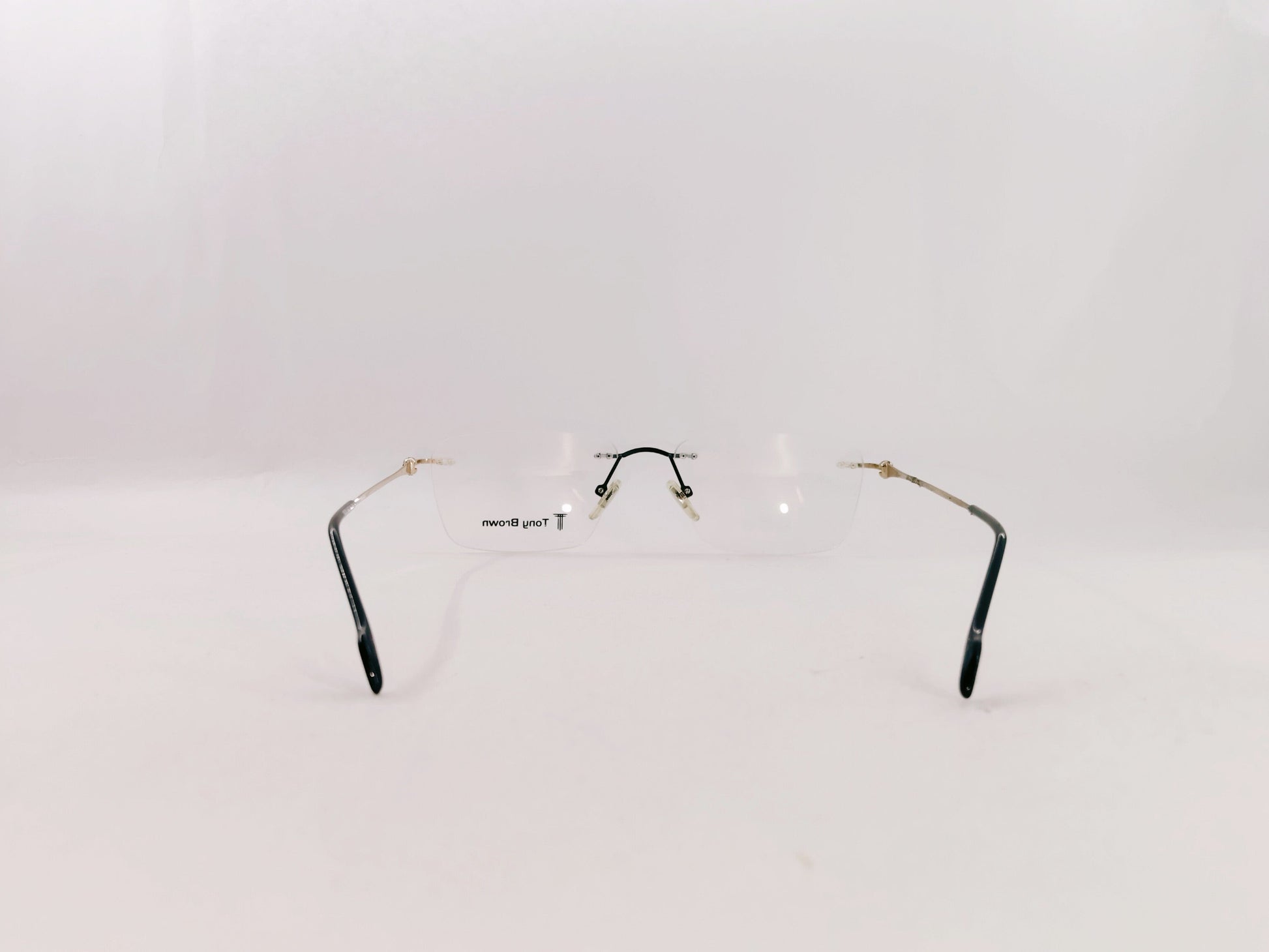 iDom Eyeglasses Rimless Rectangle Specs For Men 159381