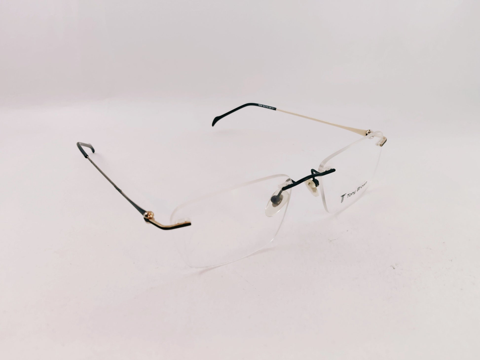 iDom Eyeglasses Rimless Rectangle Specs For Men 159381