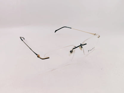 iDom Eyeglasses Rimless Rectangle Specs For Men 159381