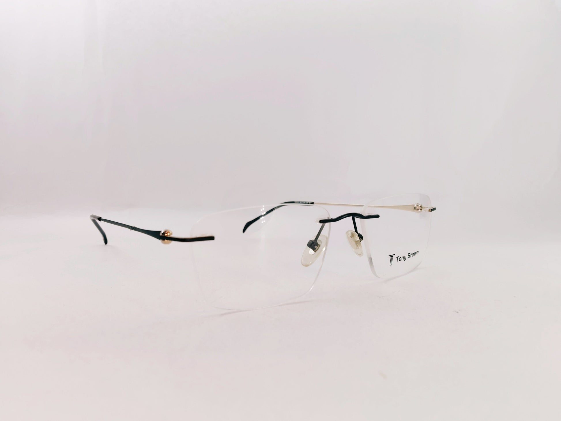 iDom Eyeglasses Rimless Rectangle Specs For Men 159381