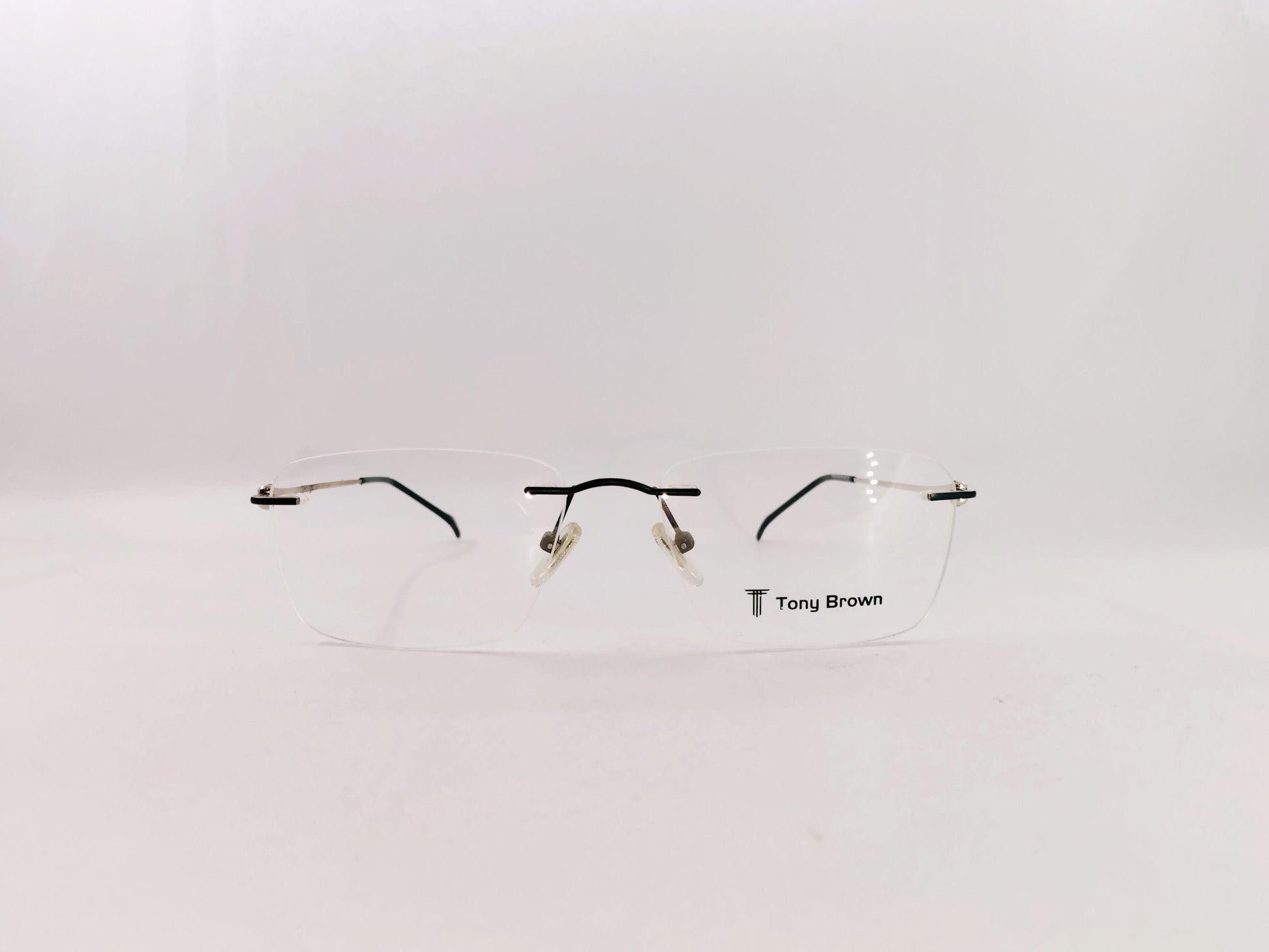 iDom Eyeglasses Rimless Rectangle Specs For Men 159381