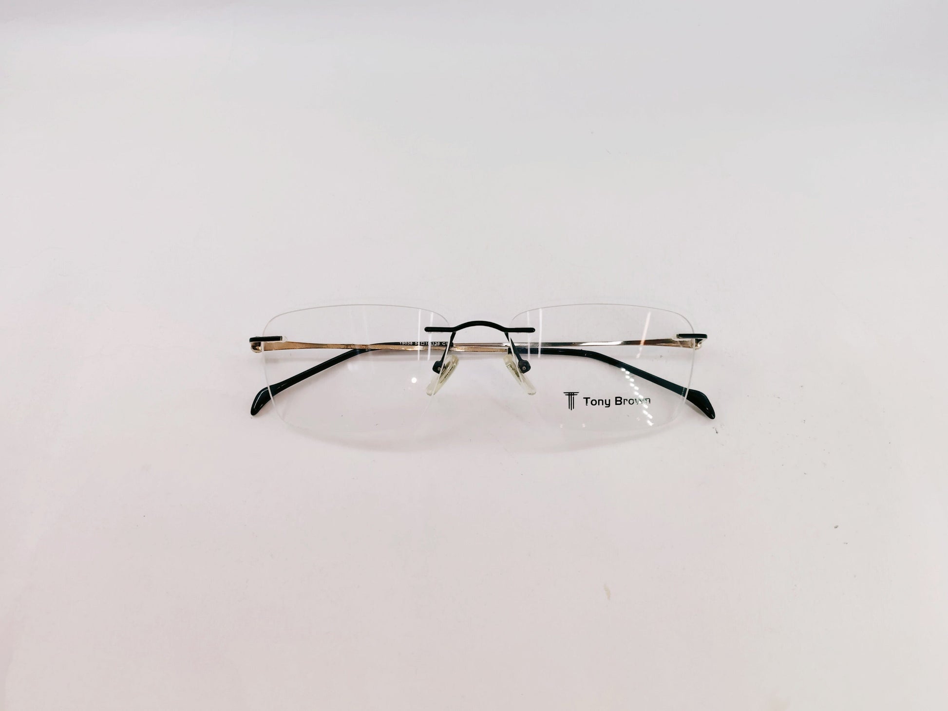 iDom Eyeglasses Rimless Rectangle Specs For Men 159381