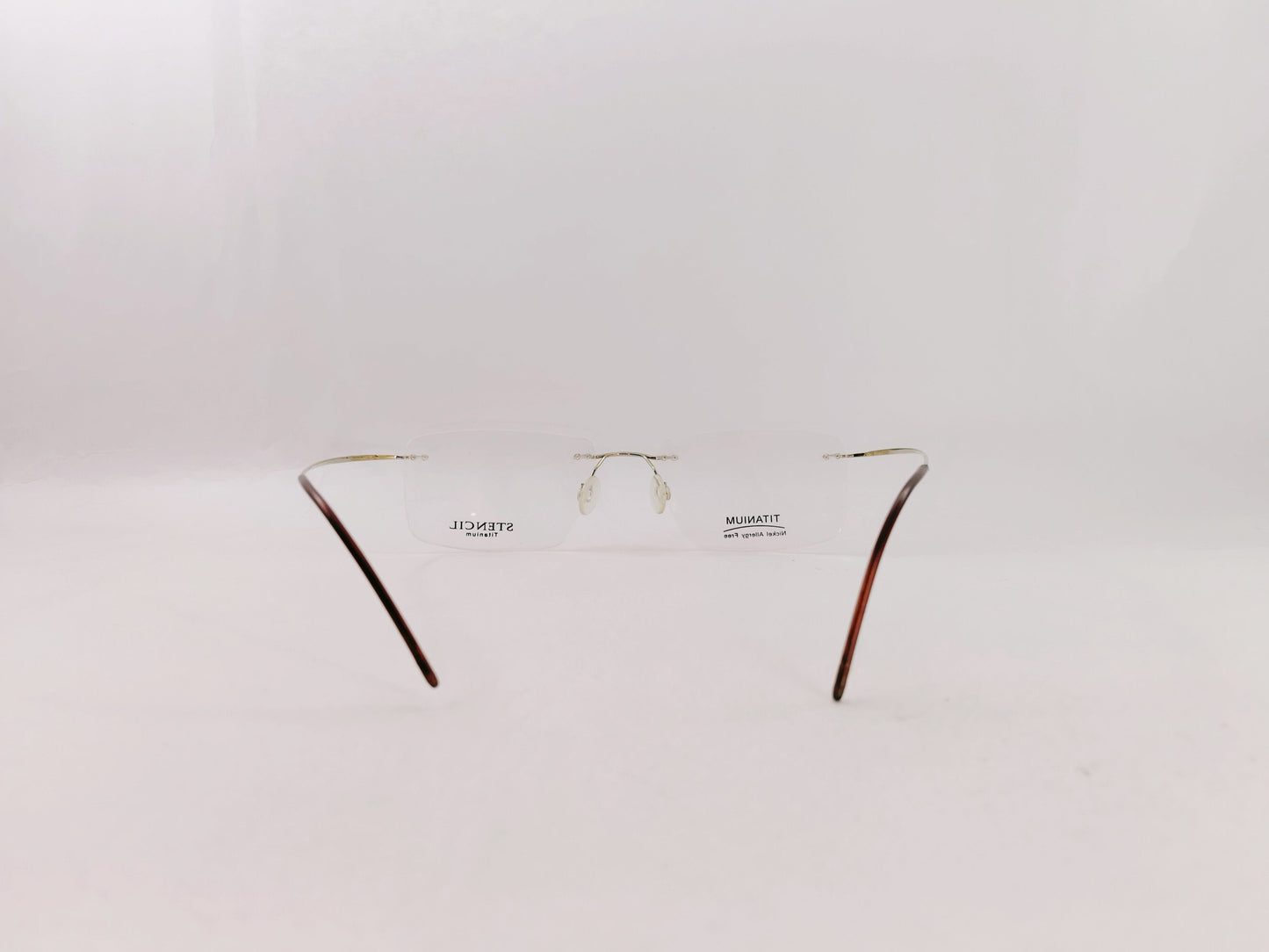iDom Eyeglasses Rimless Rectangle Specs For Men 167453