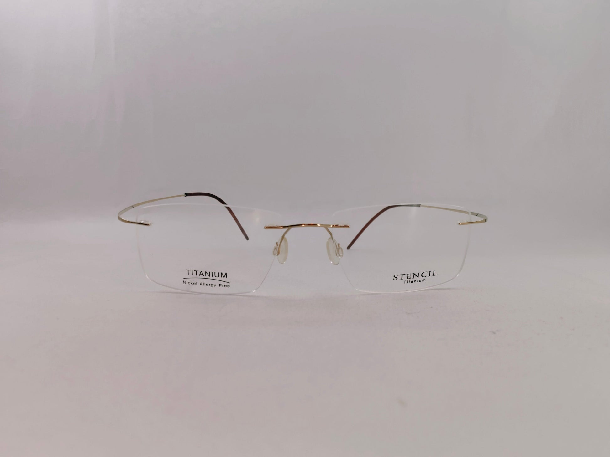 iDom Eyeglasses Rimless Rectangle Specs For Men 167453