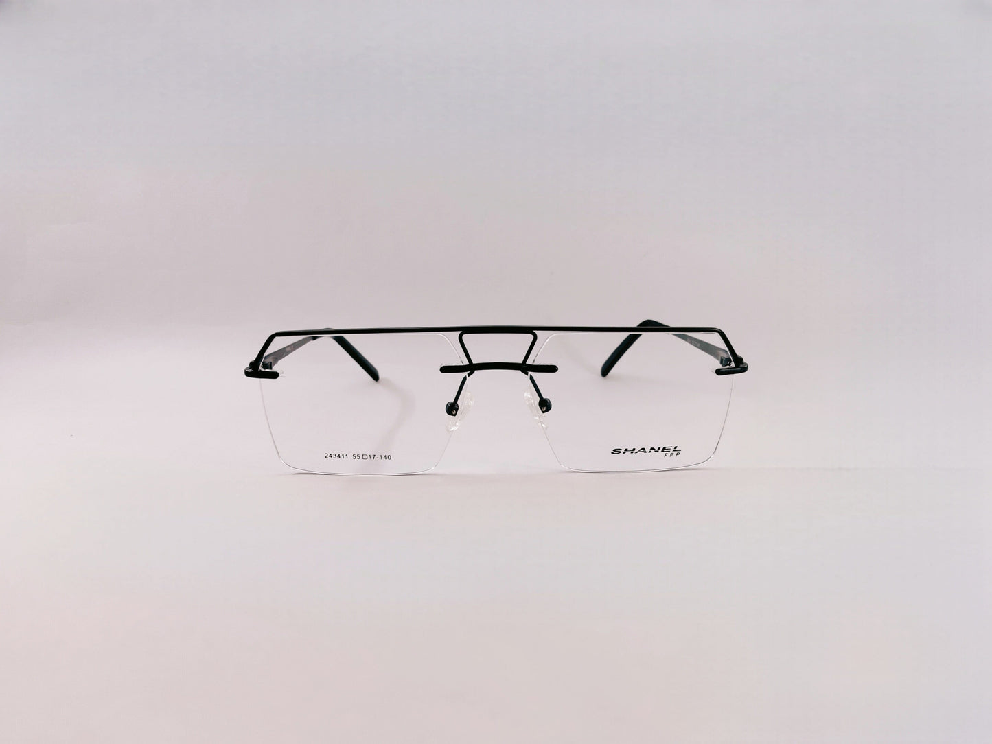 iDom Eyeglasses Rimless Rectangle Specs For Men 205243