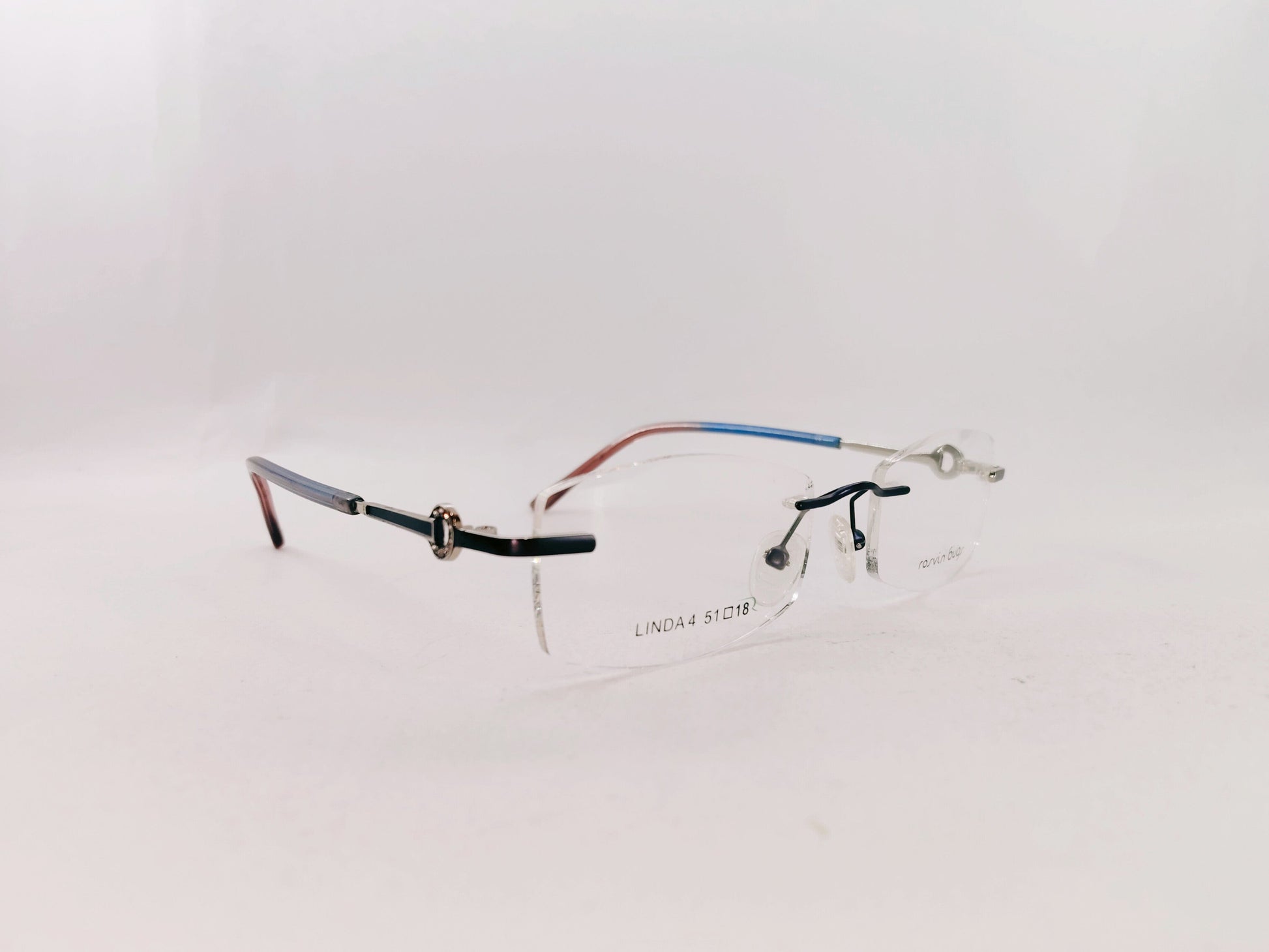 iDom Eyeglasses Rimless Rectangle Specs For Men 213474