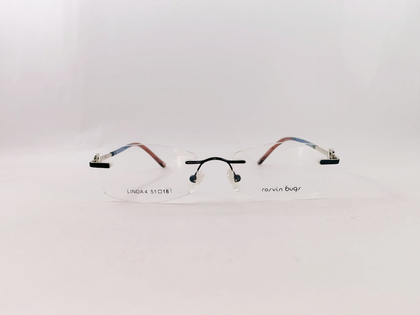 iDom Eyeglasses Rimless Rectangle Specs For Men 213474