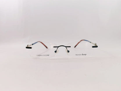 iDom Eyeglasses Rimless Rectangle Specs For Men 213474