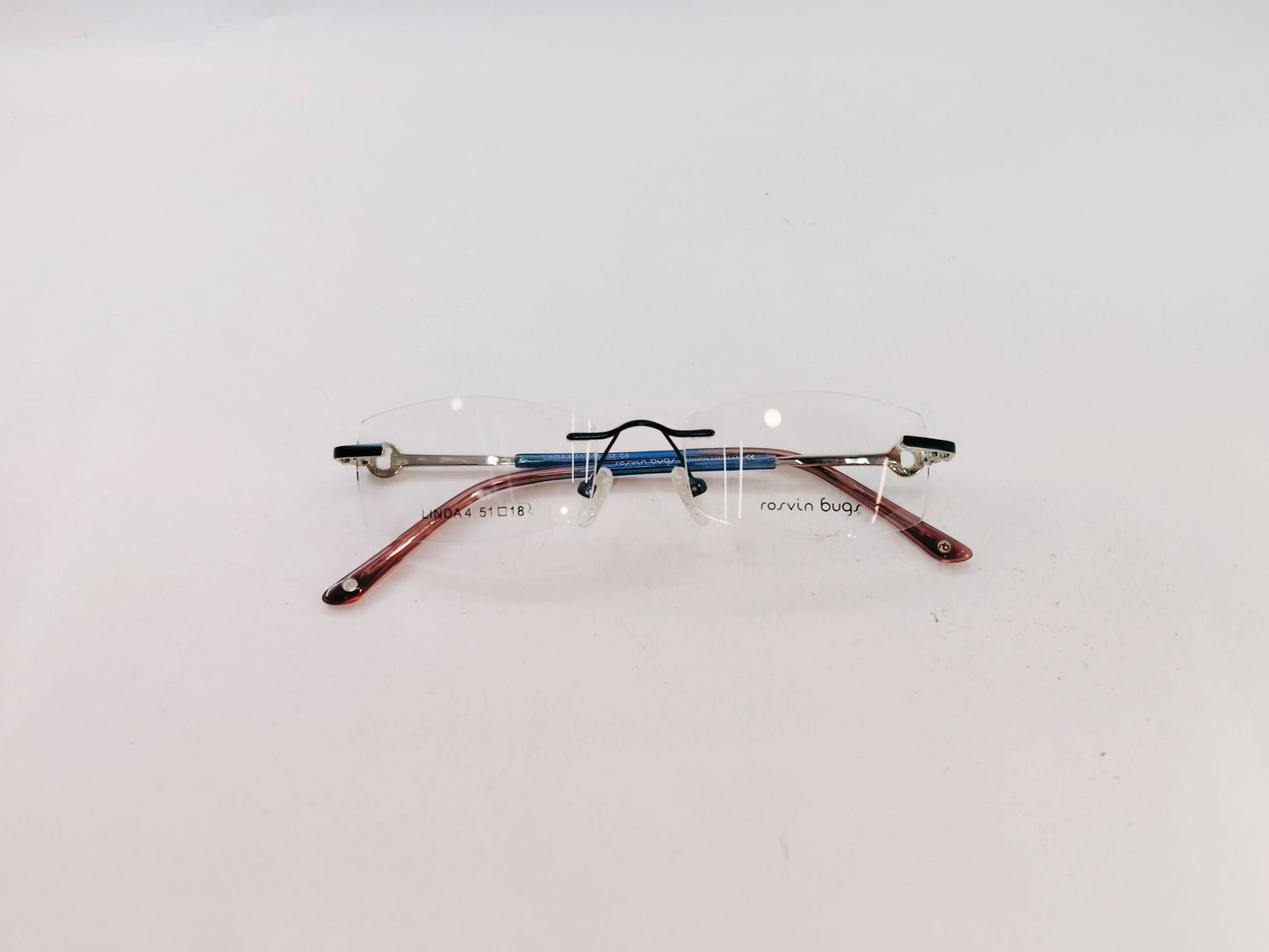 iDom Eyeglasses Rimless Rectangle Specs For Men 213474