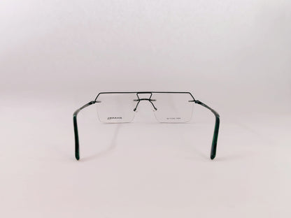 iDom Eyeglasses Rimless Rectangle Specs For Men 220803