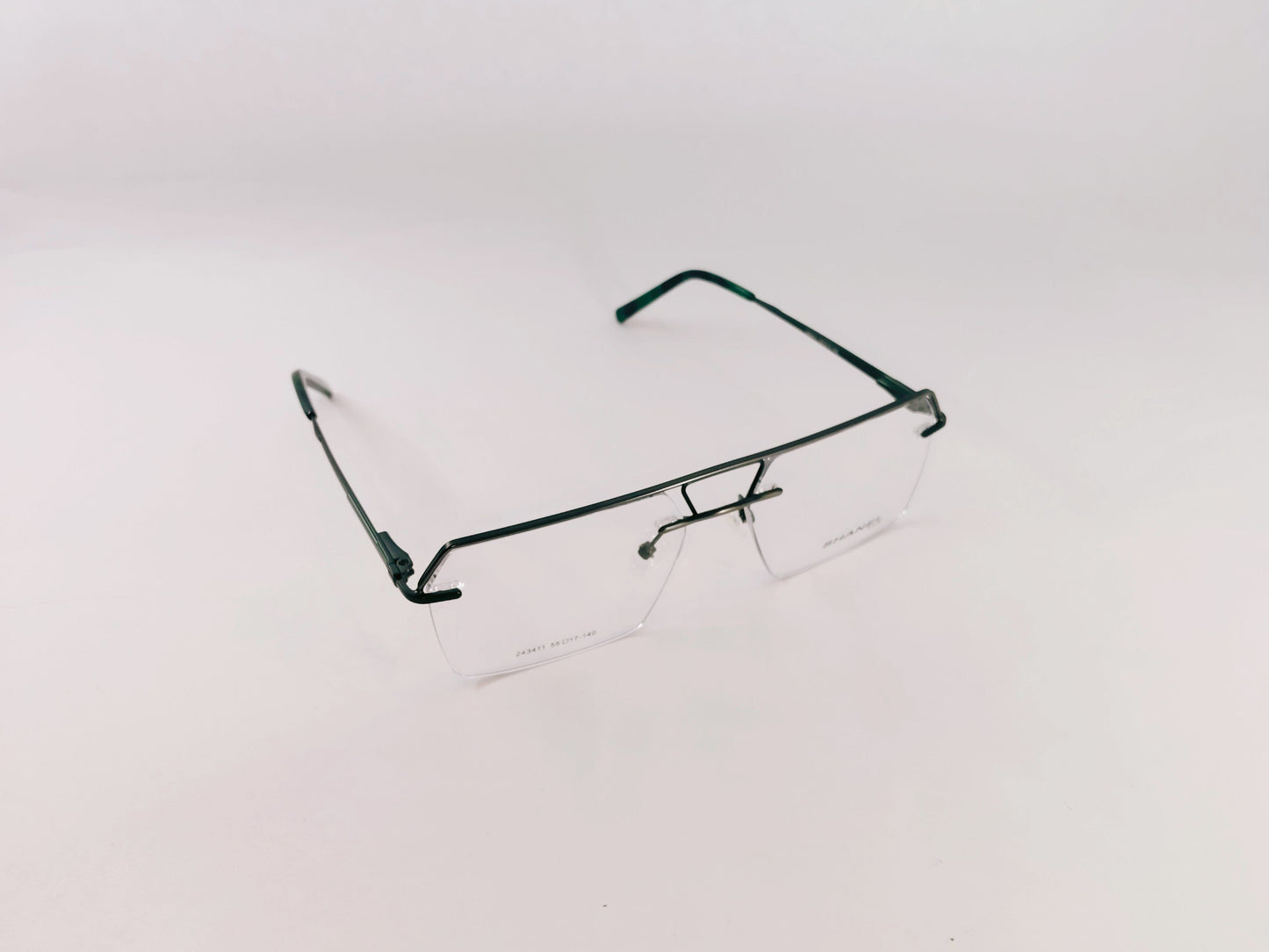 iDom Eyeglasses Rimless Rectangle Specs For Men 220803
