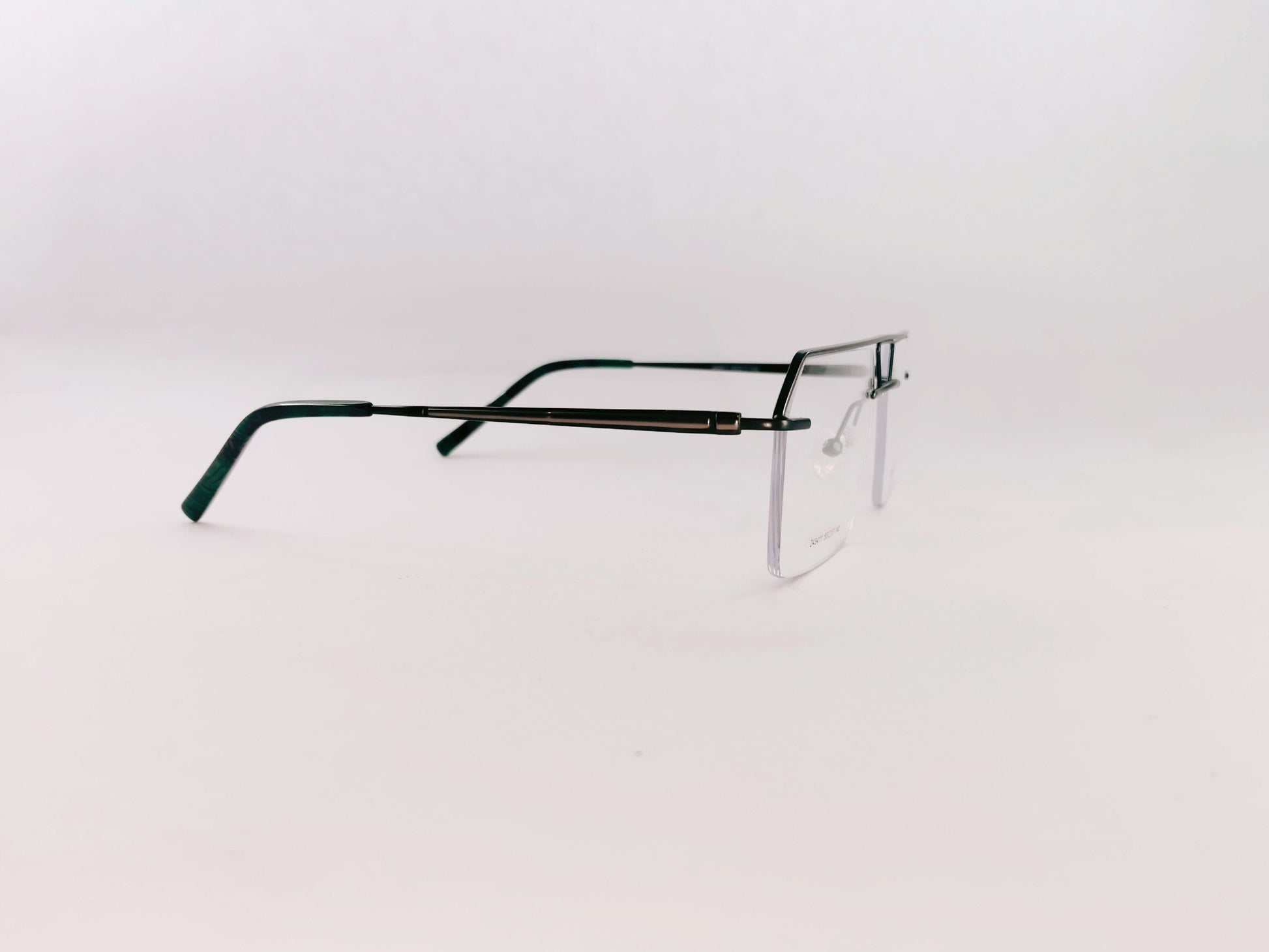 iDom Eyeglasses Rimless Rectangle Specs For Men 220803