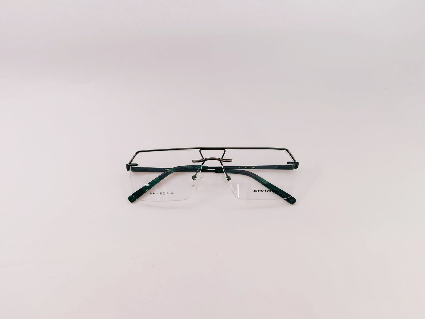 iDom Eyeglasses Rimless Rectangle Specs For Men 220803
