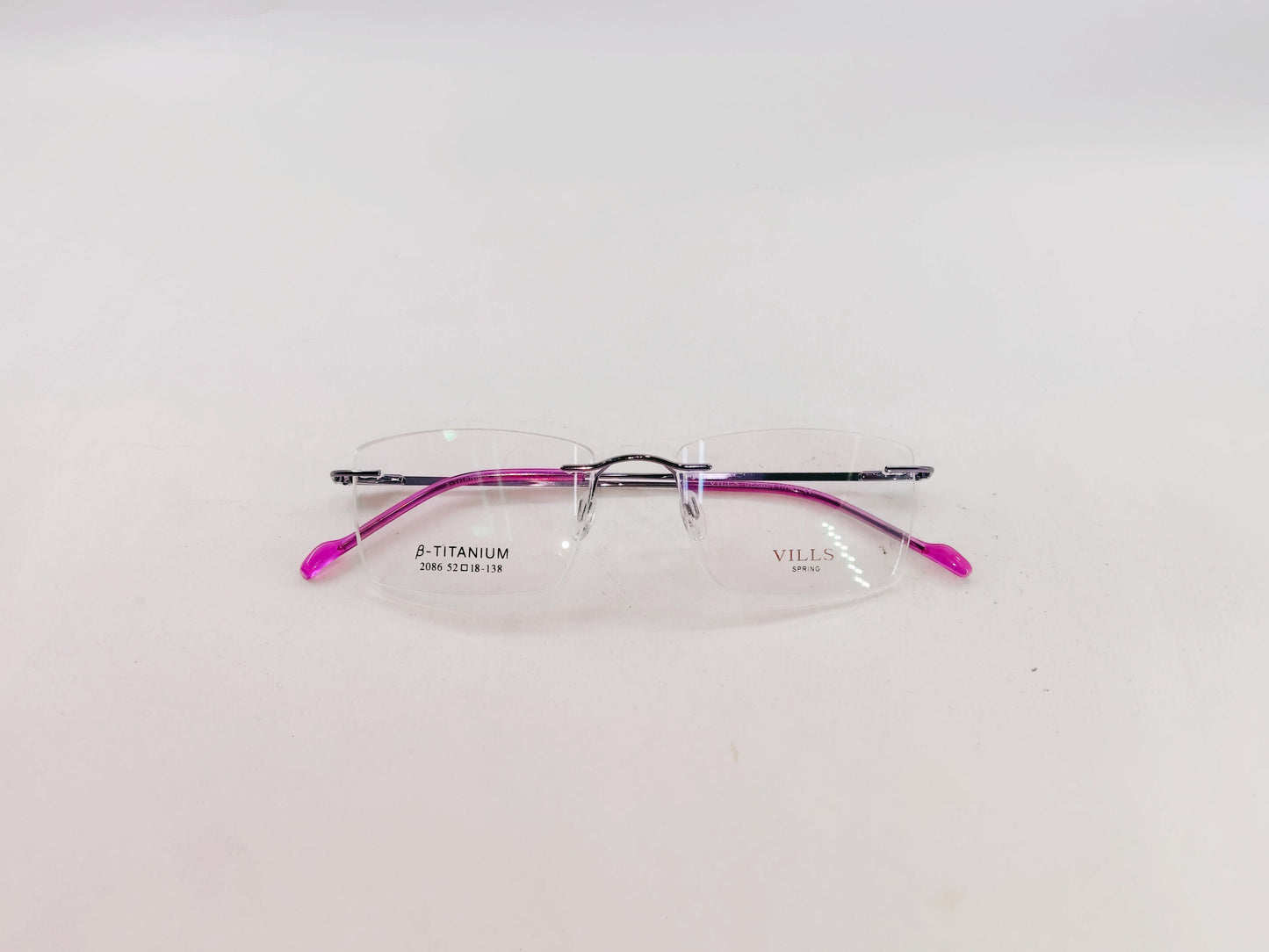 iDom Eyeglasses Rimless Rectangle Specs For Men 258791