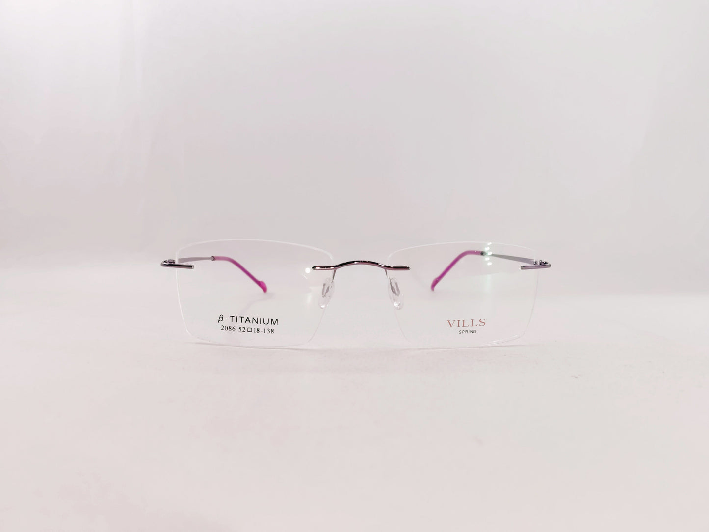 iDom Eyeglasses Rimless Rectangle Specs For Men 258791