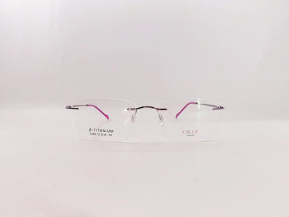 iDom Eyeglasses Rimless Rectangle Specs For Men 258791