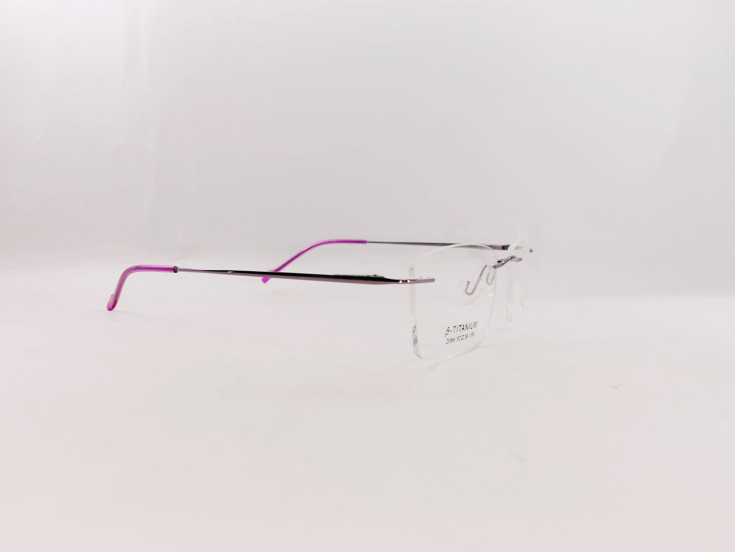 iDom Eyeglasses Rimless Rectangle Specs For Men 258791