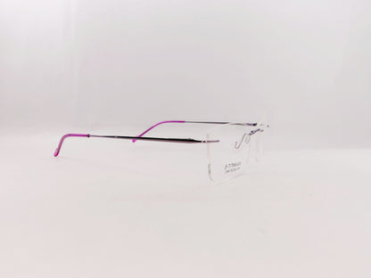 iDom Eyeglasses Rimless Rectangle Specs For Men 258791