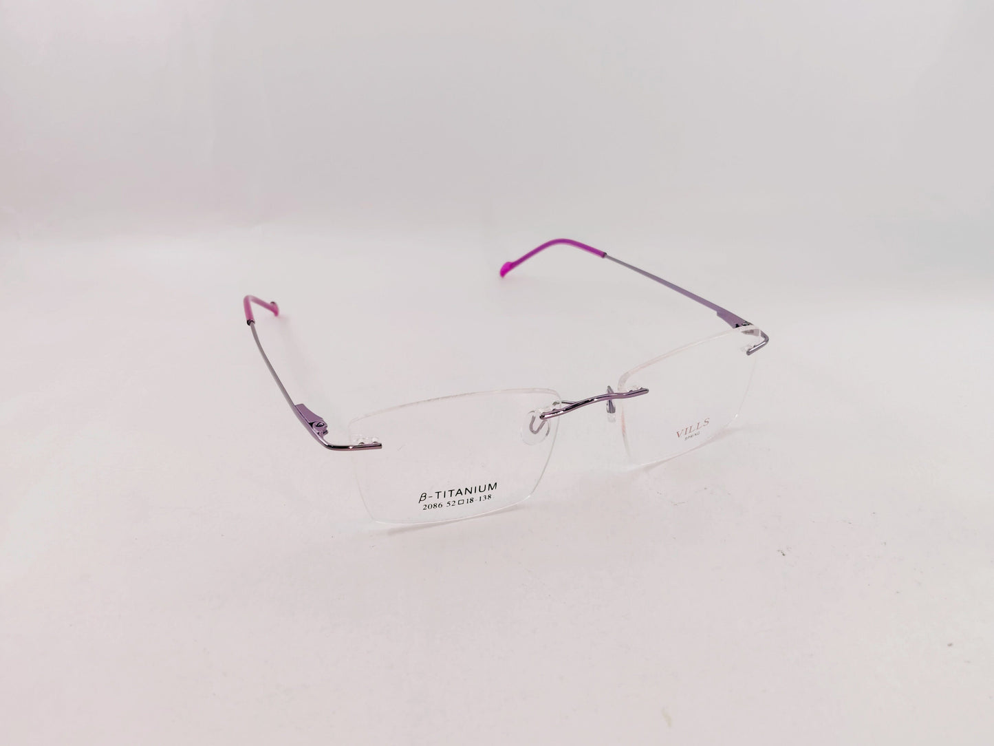 iDom Eyeglasses Rimless Rectangle Specs For Men 258791