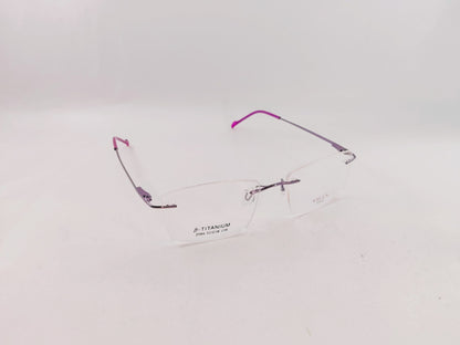 iDom Eyeglasses Rimless Rectangle Specs For Men 258791