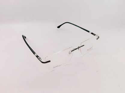 iDom Eyeglasses Rimless Rectangle Specs For Men 2761