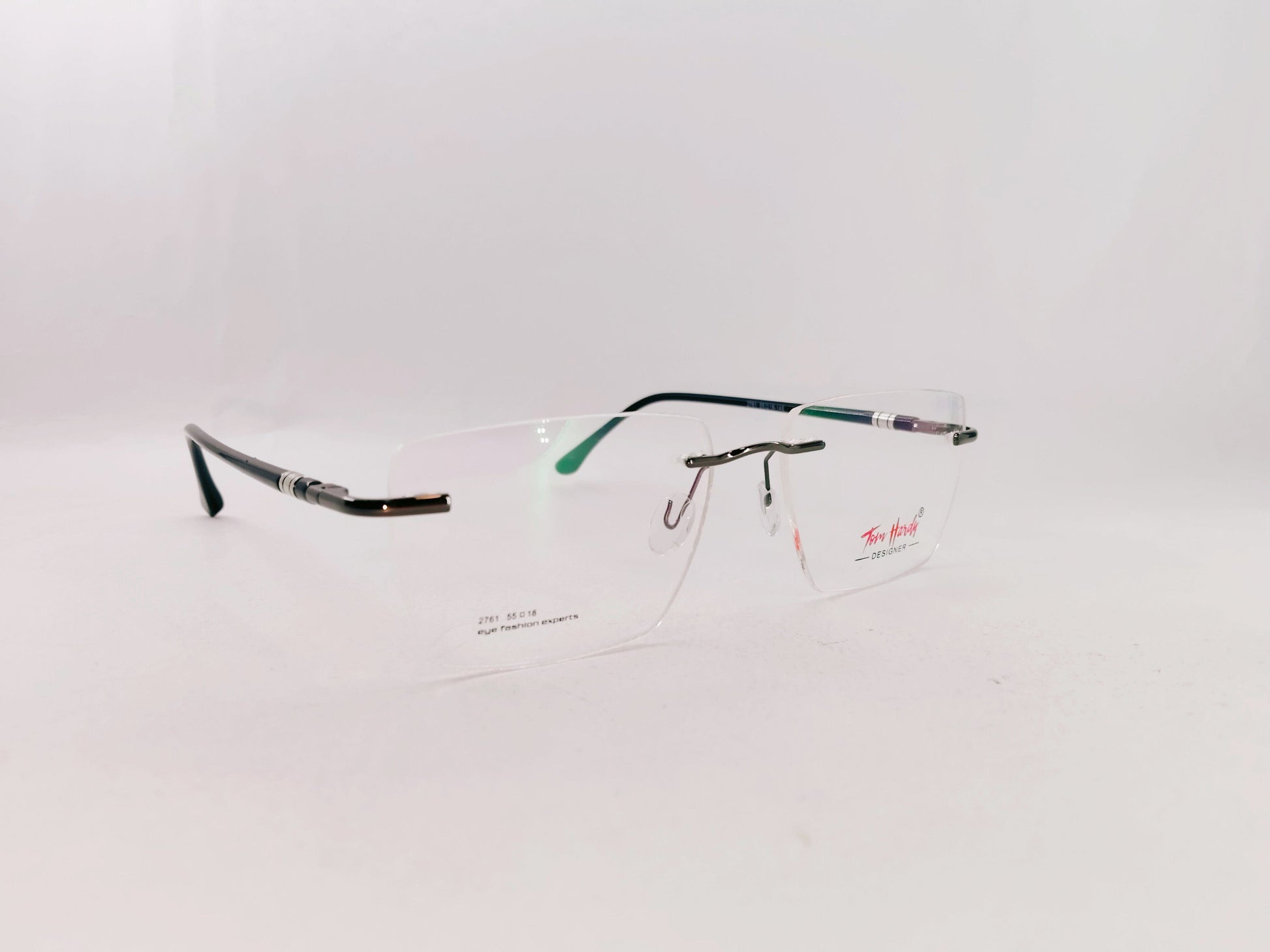 iDom Eyeglasses Rimless Rectangle Specs For Men 2761