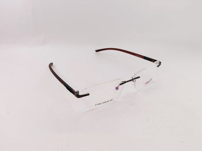 iDom Eyeglasses Rimless Rectangle Specs For Men 296851