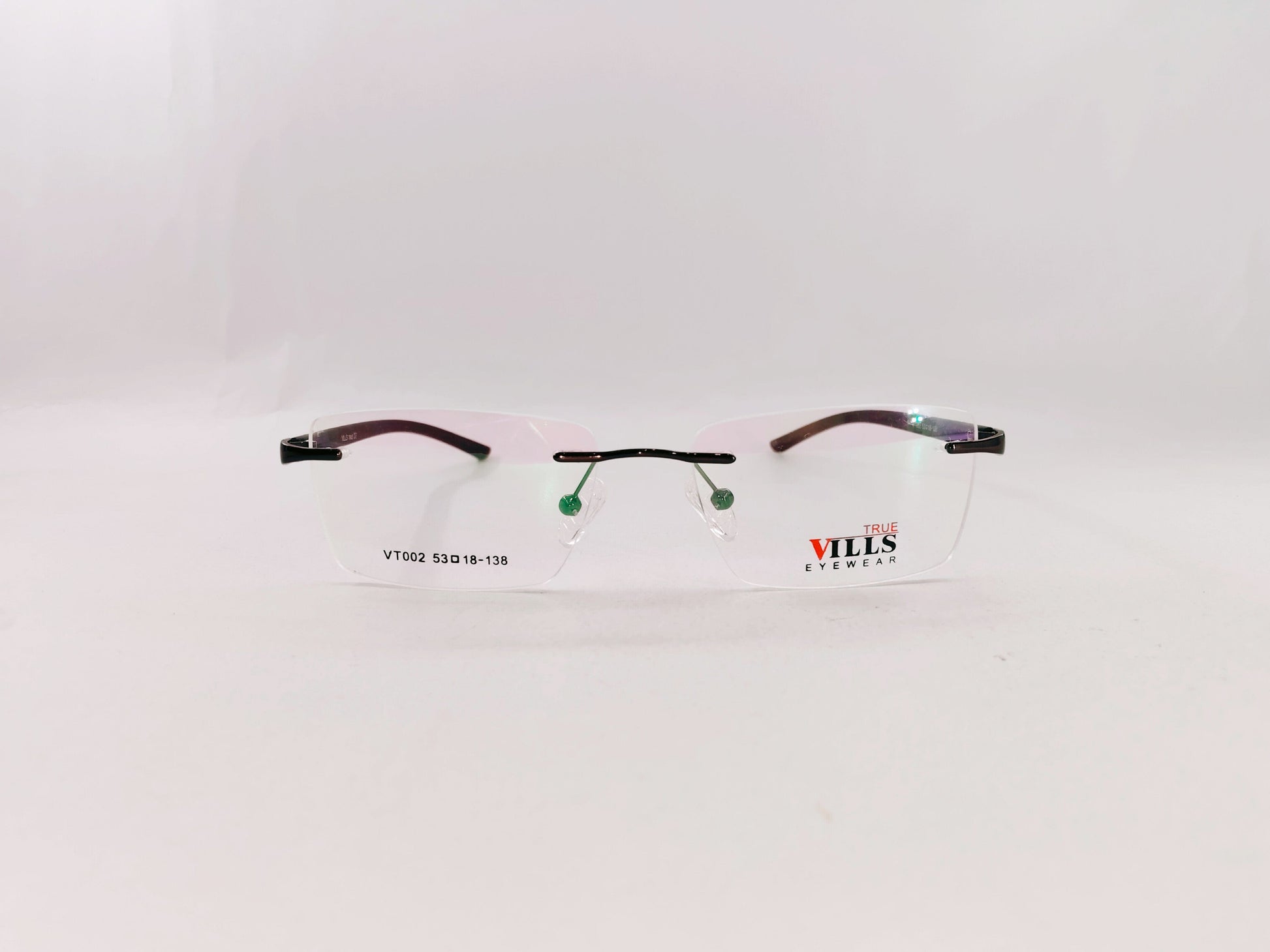 iDom Eyeglasses Rimless Rectangle Specs For Men 296851