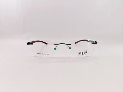 iDom Eyeglasses Rimless Rectangle Specs For Men 296851