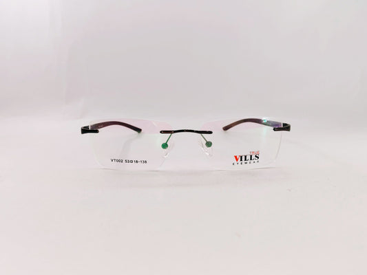 iDom Eyeglasses Rimless Rectangle Specs For Men 296851