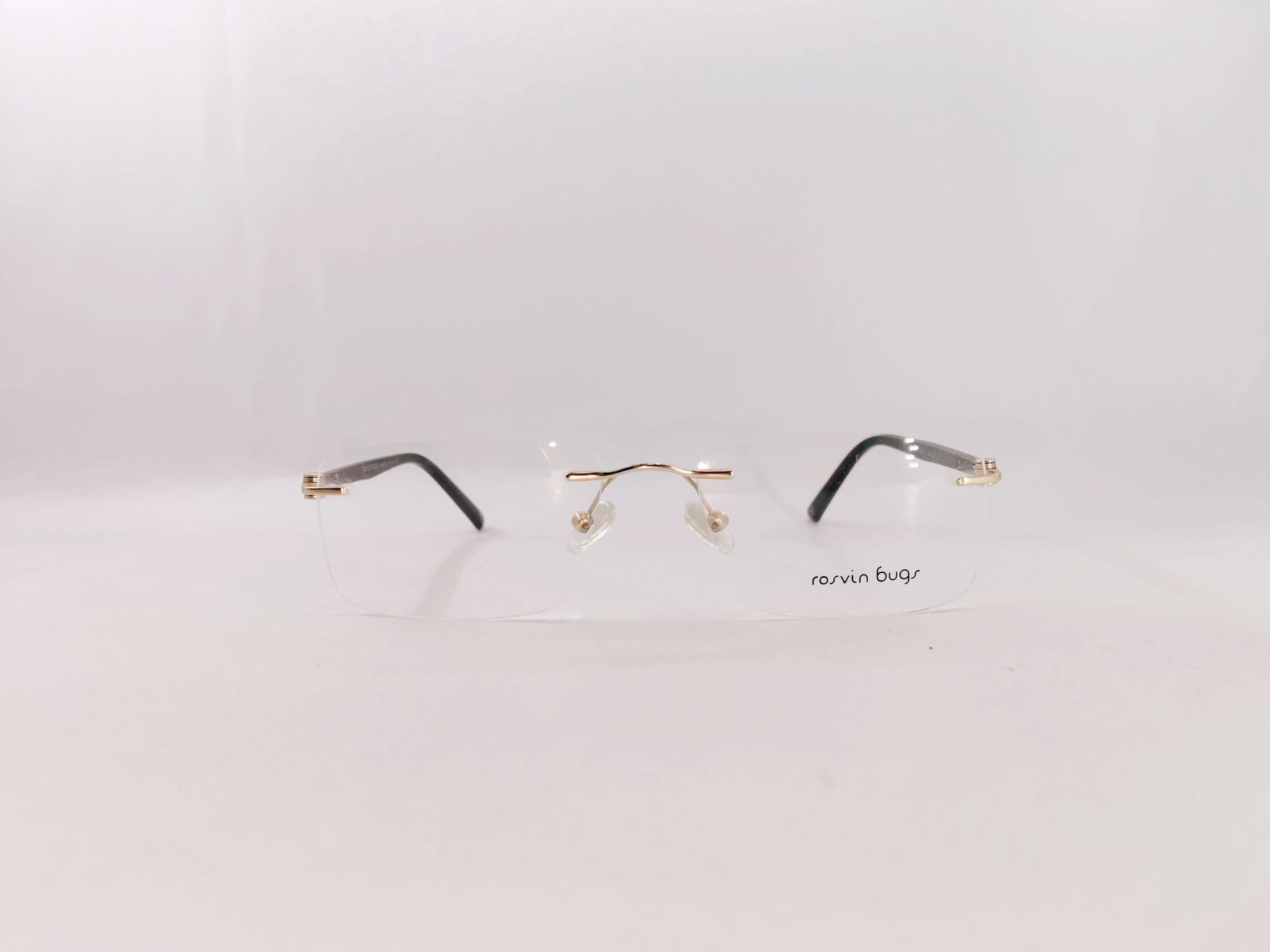 iDom Eyeglasses Rimless Rectangle Specs For Men 308282