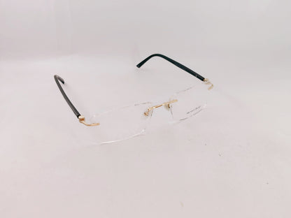 iDom Eyeglasses Rimless Rectangle Specs For Men 308282