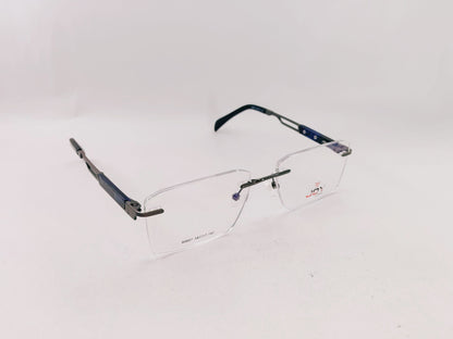 iDom Eyeglasses Rimless Rectangle Specs For Men 342831