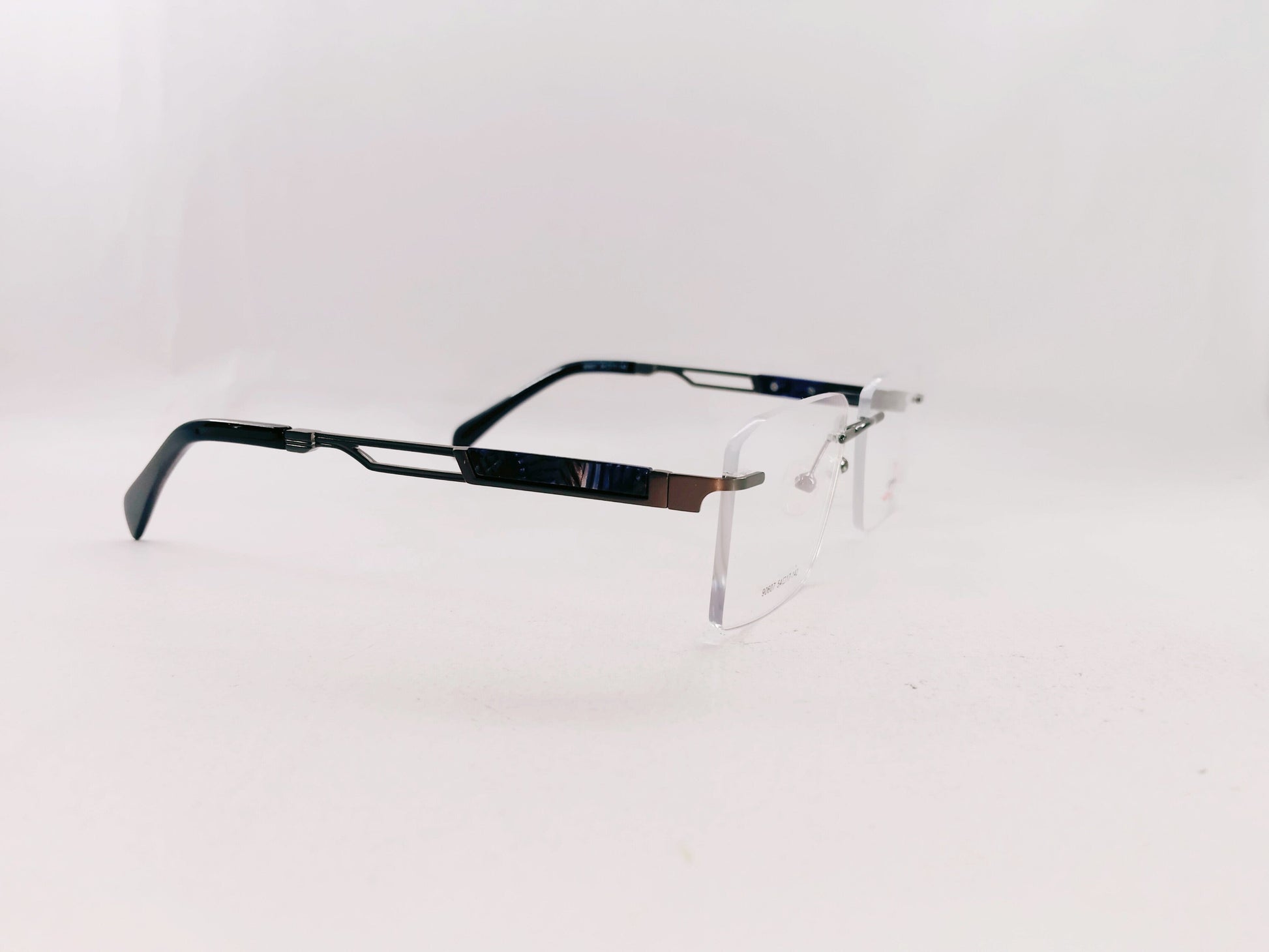 iDom Eyeglasses Rimless Rectangle Specs For Men 342831